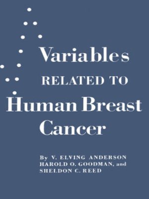 cover image of Variables Related to Human Breast Cancer